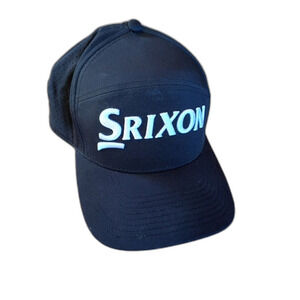 Srixon Team Performance Golf Hat Black Mesh Snapback Adjustable